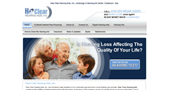Desktop Screenshot of hearclearhearingaids.com